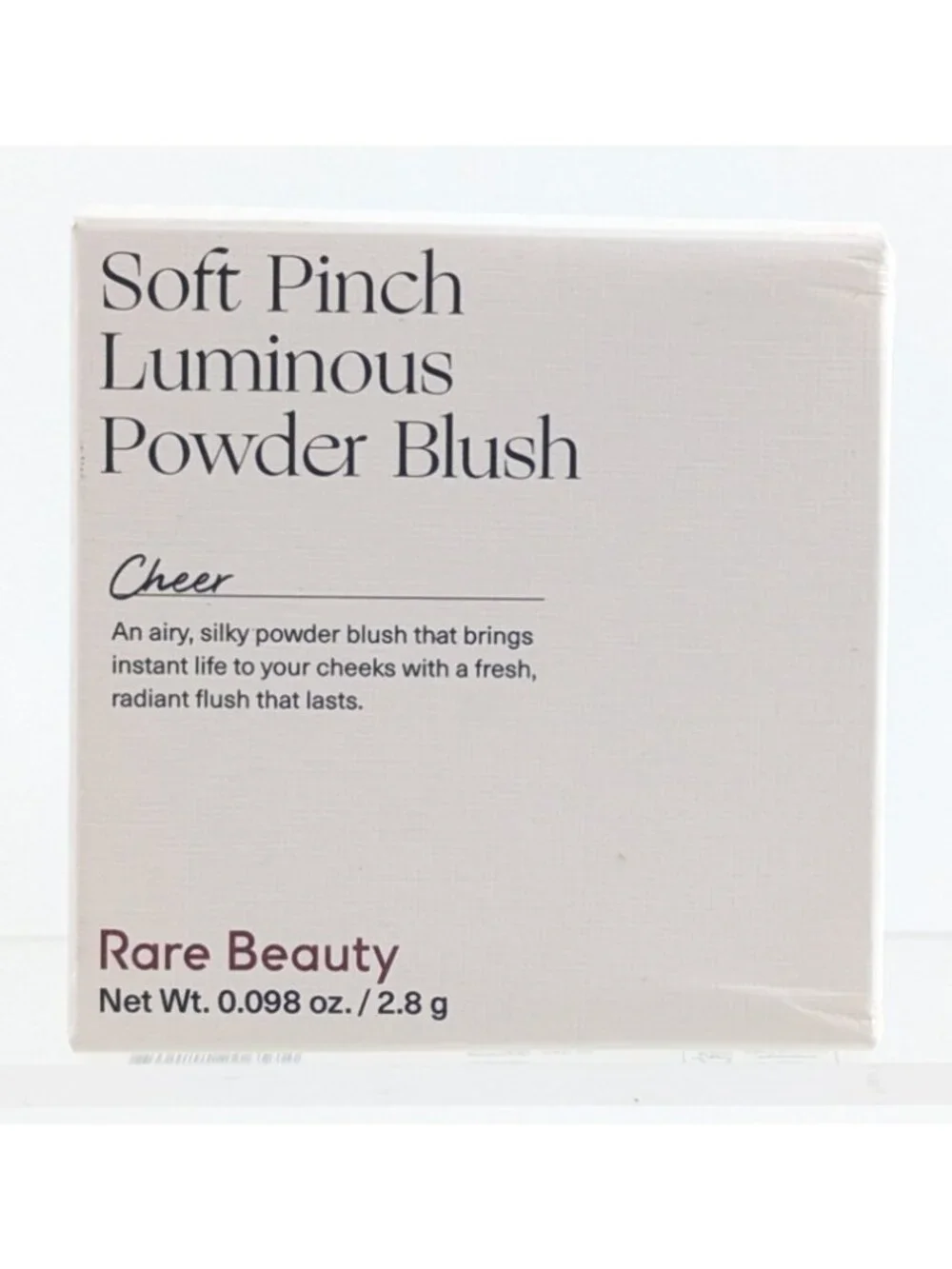 RARE BEAUTY by Selena Gomez CHEER Soft Pinch Luminous Powder Blush Full Size NIB